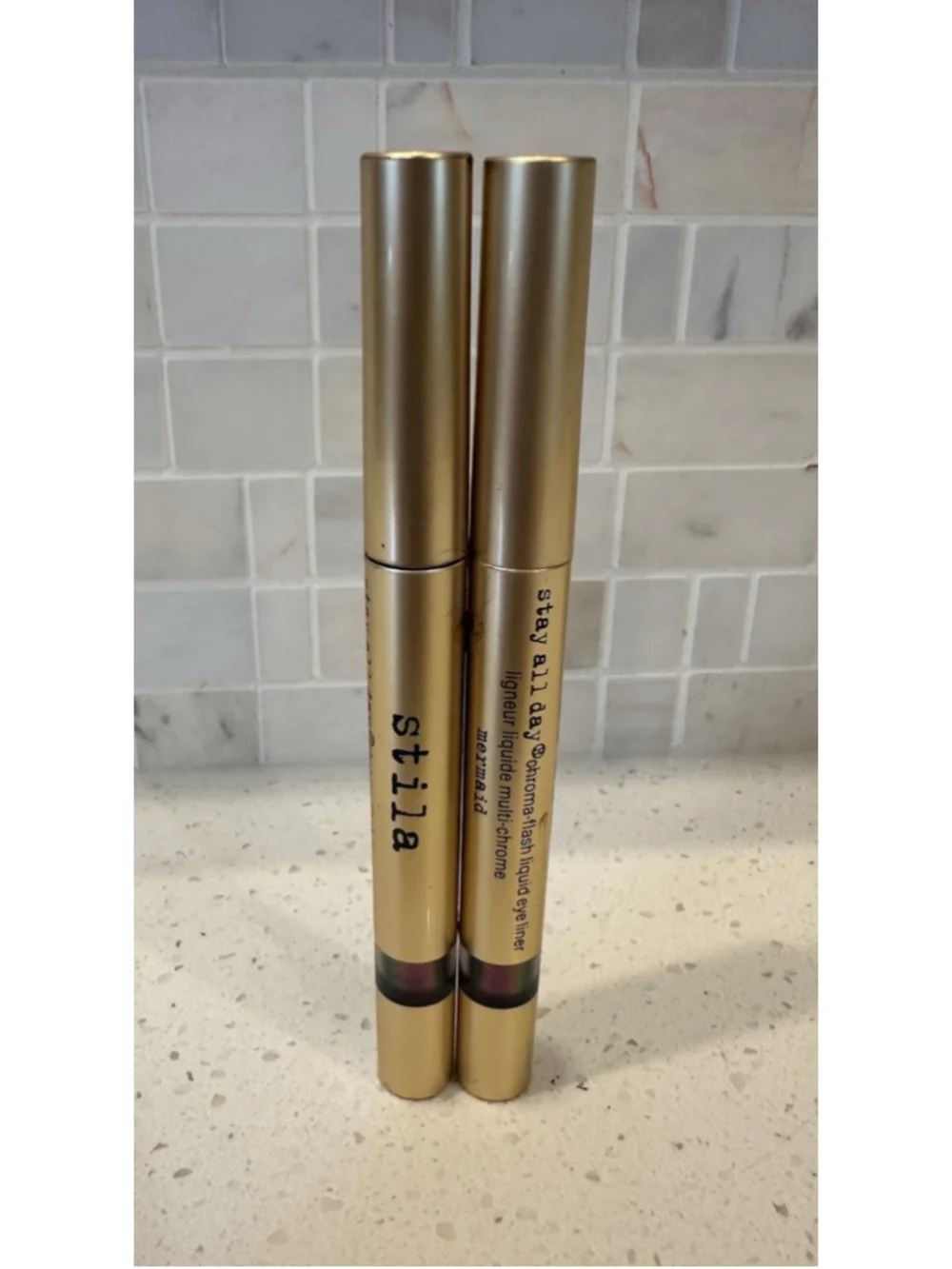 Stila Stay All Day Chroma-Flash Liquid Eye Liner x2 ~ Mermaid | F/S 0.04oz NWOB